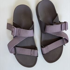 WOMEN'S CHACO PURPLE/ROSE/AQUA LOWDOWN SLIDE  COMFORT SANDAL 8